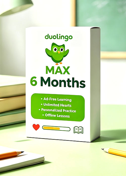 supercdk, Super Duolingo MAX 6 Months Subscription