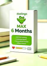 supercdk.com, Super Duolingo MAX 6 Months Subscription