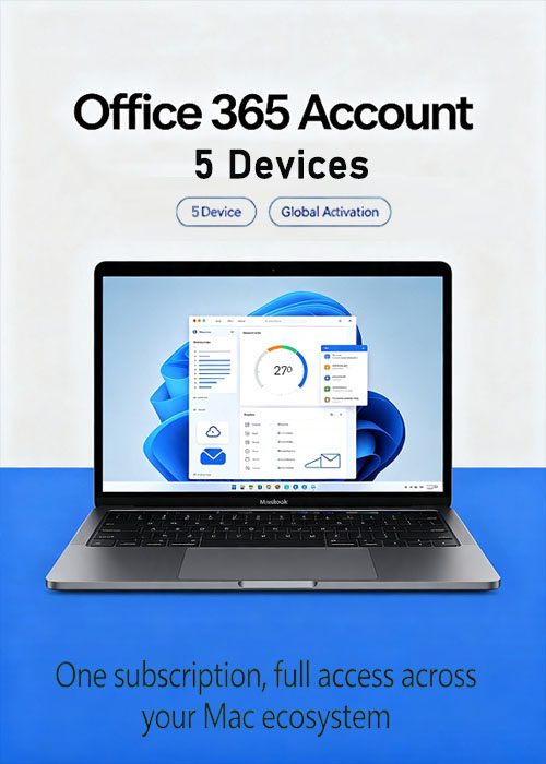 supercdk, MS Office 365 Account Global 5 Devices