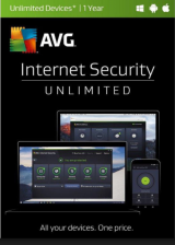 Official AVG Internet Security Unlimited Devices 2017 1 YEAR Global