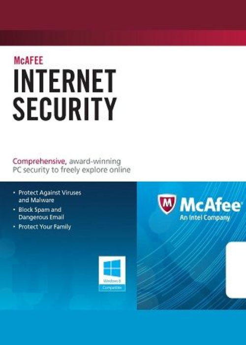 McAfee Internet Security 2017 3 PC 1 YEAR Global