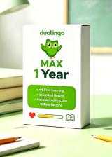 supercdk.com, Super Duolingo MAX 1 Year Subscription